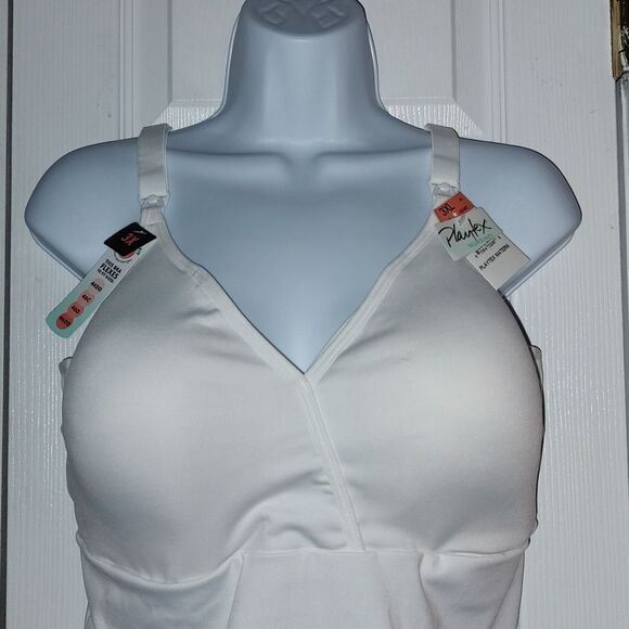 Playtex Maternity Women's Nursing Camisole with Built-in-Bra Sz 3X - Picture 3 of 6